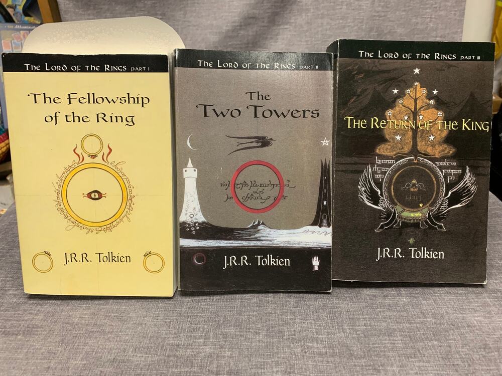 Lord of the Rings Book set of 3 Books - Fellowship, Towers, Return - Gently Read
